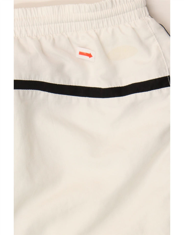 ADIDAS Boys Bermuda Sport Shorts 11-12 Years White Polyester Vintage Adidas and Second-Hand Adidas from Messina Hembry 