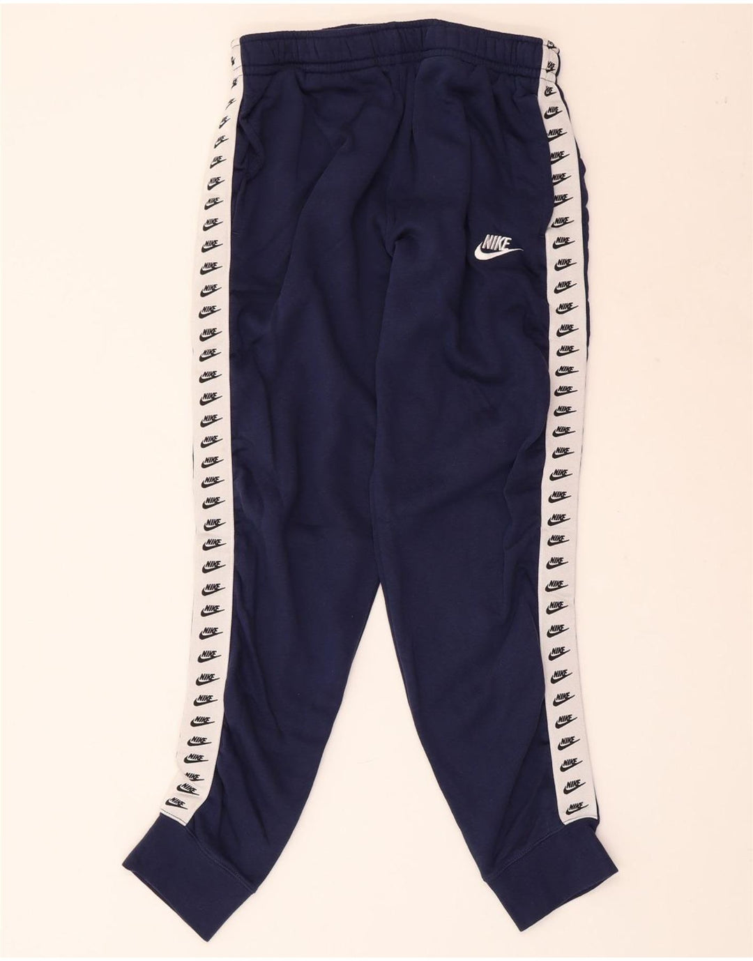 NIKE Grafisk træningsdragt bukser til mænd Joggers Medium Navy Blue Colourblock