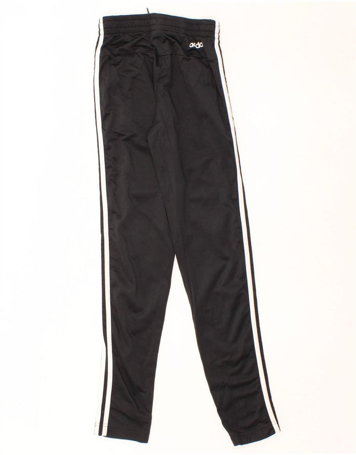 ADIDAS Girls Tracksuit Trousers 11-12 Years  Black Polyester Vintage Adidas and Second-Hand Adidas from Messina Hembry 