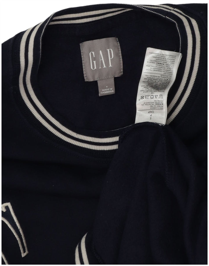 Gap Herre grafisk sweatshirt jumper lille marineblå bomuld