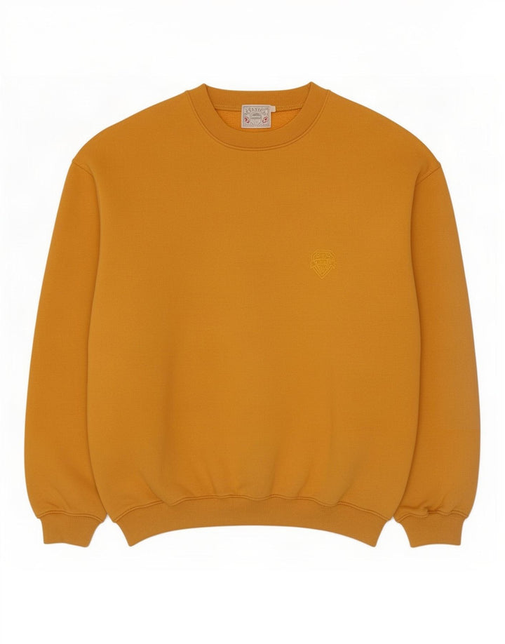 Mustang Dame Sweatshirt Jumper UK 14 Medium Gul Polyester