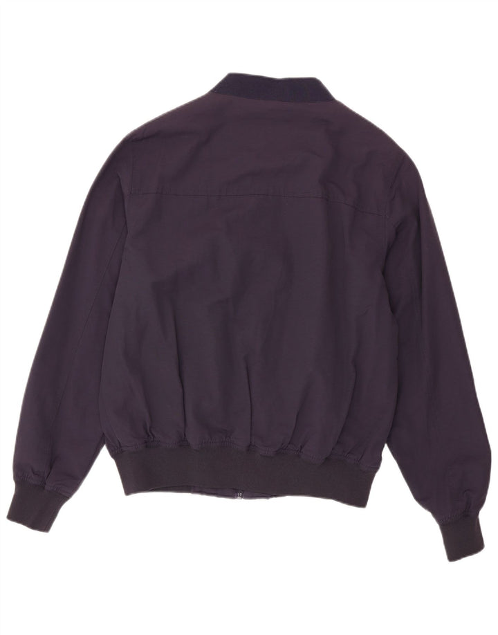 Kappa Herre Bomber Jacket UK 38 Medium Navy Blue Bomuld