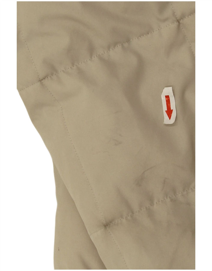 Sergio Tacchini Dame Hætte Polstret Frakke UK 20 2XL Beige