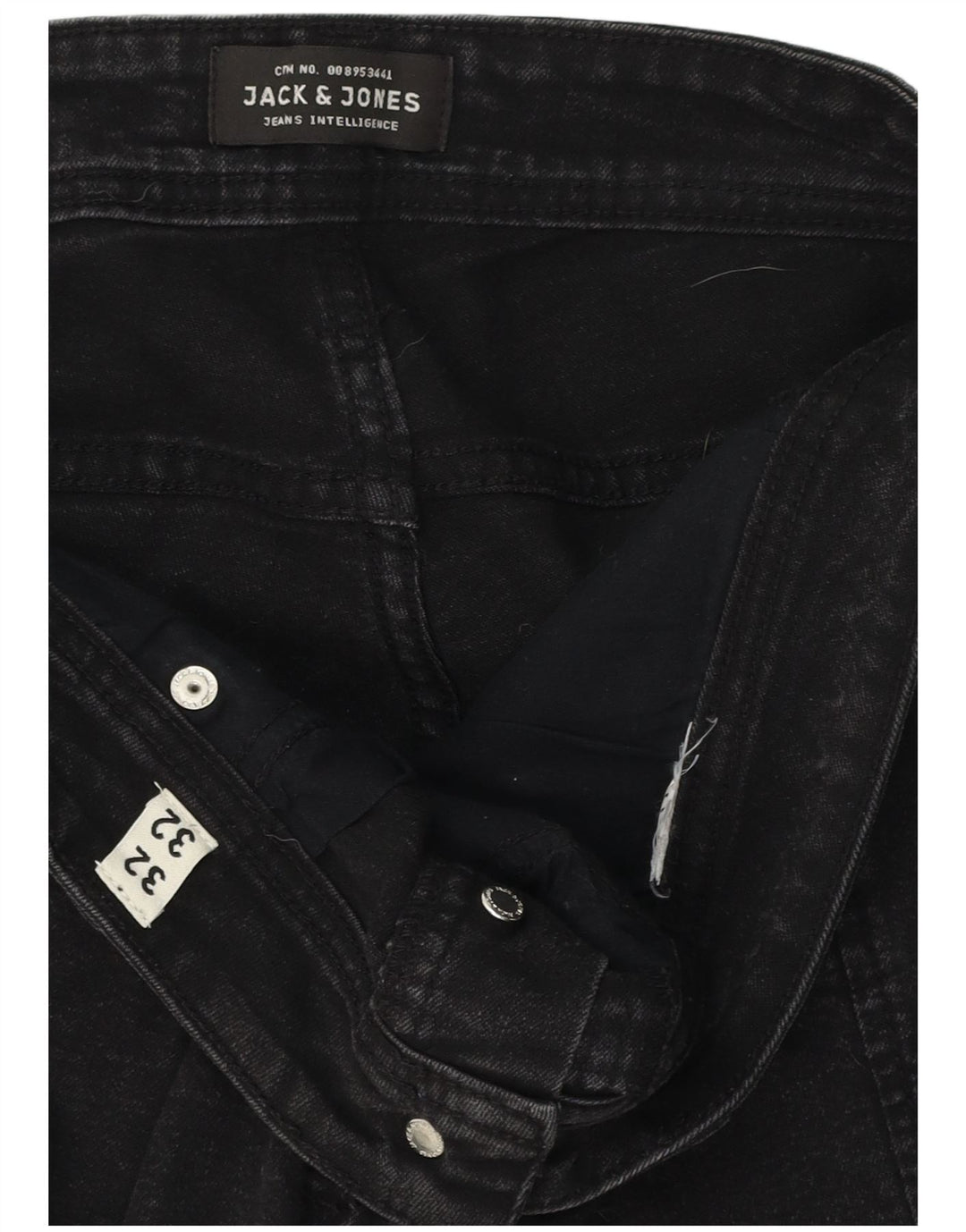 Jack & Jones Herre Tim Slim Jeans W32 L32 Sort