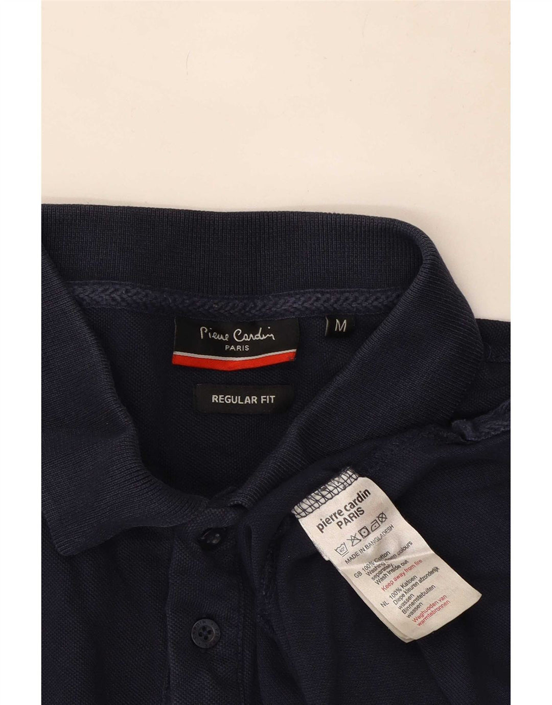 Pierre Cardin Herre Regular Fit Polo Shirt Medium Navyblå Bomuld