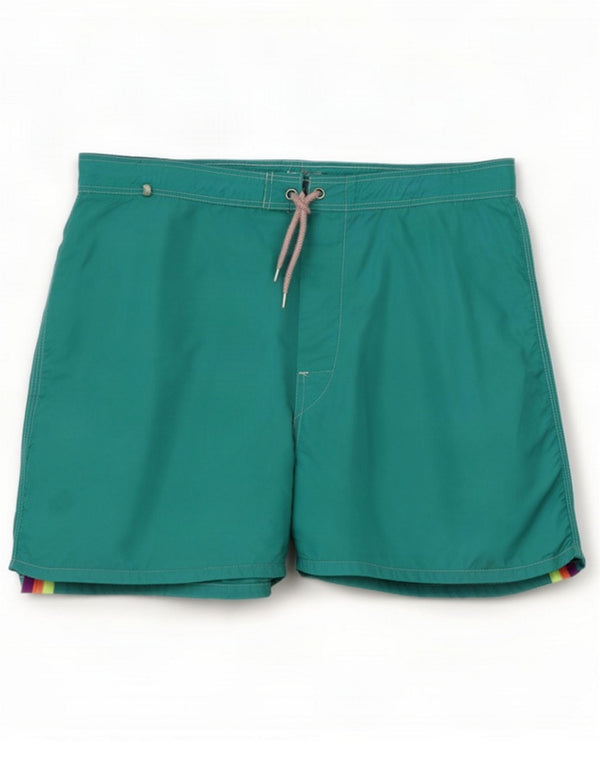 Sundek Badeshorts til mænd Large Green Colourblock