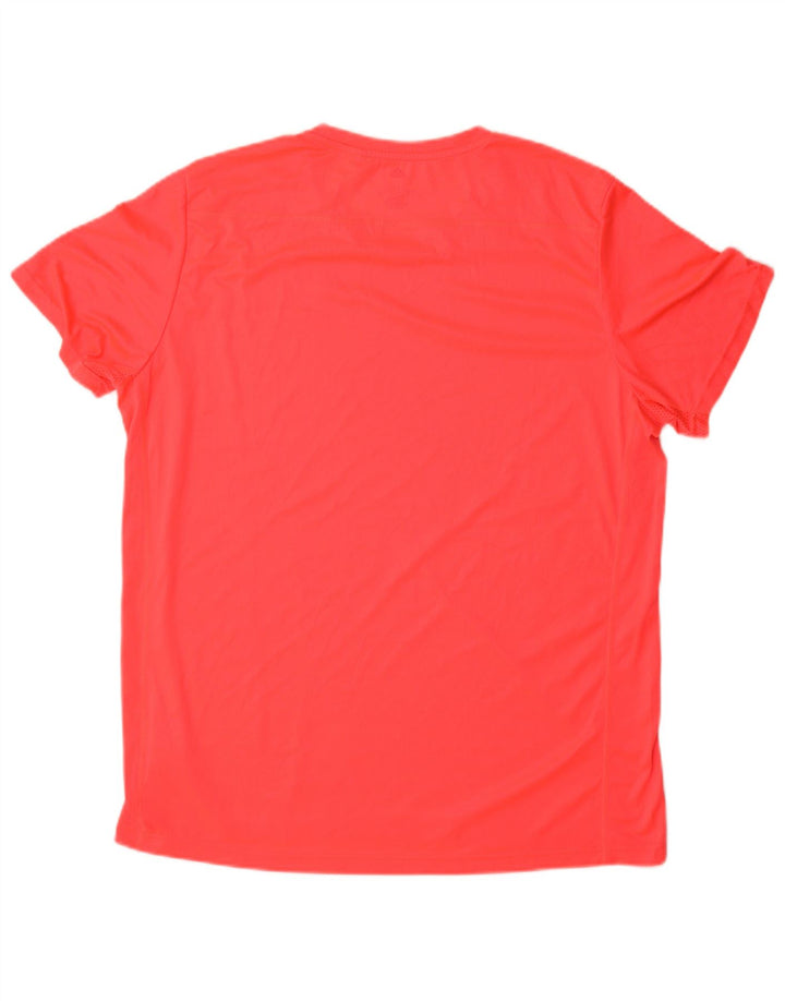Adidas Herre Aeroready Grafisk T-Shirt Top Stor Pink Polyester