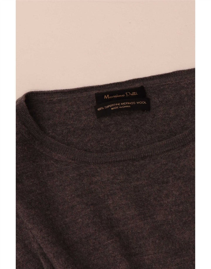 Massimo Dutti piger bådhalstrøje 7-8 år grå uld