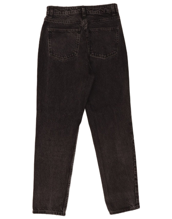 Zara Womens Tapered Jeans EU 36 XS W26 L27 Sort Bomuld