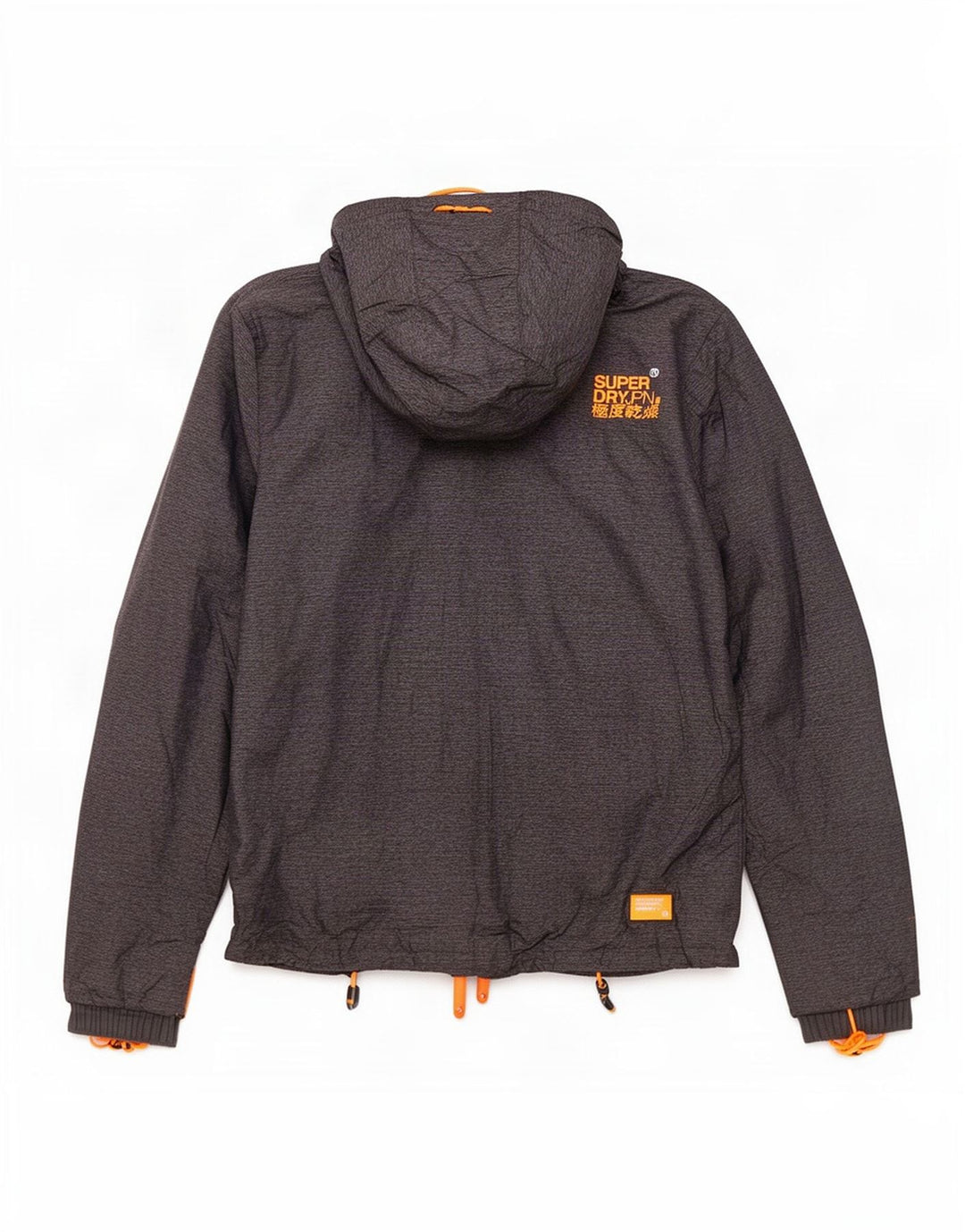 Superdry Vindjakke til mænd med hætte vindjakke UK 38 medium grå nylon