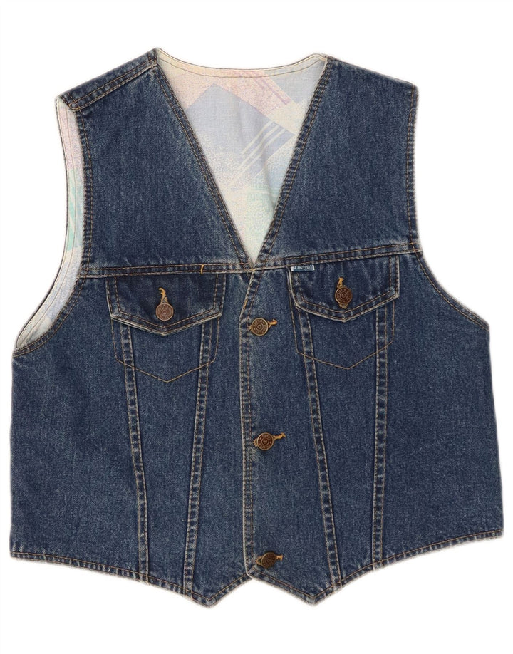 Protest Dame denim vest UK 12 Medium Blue