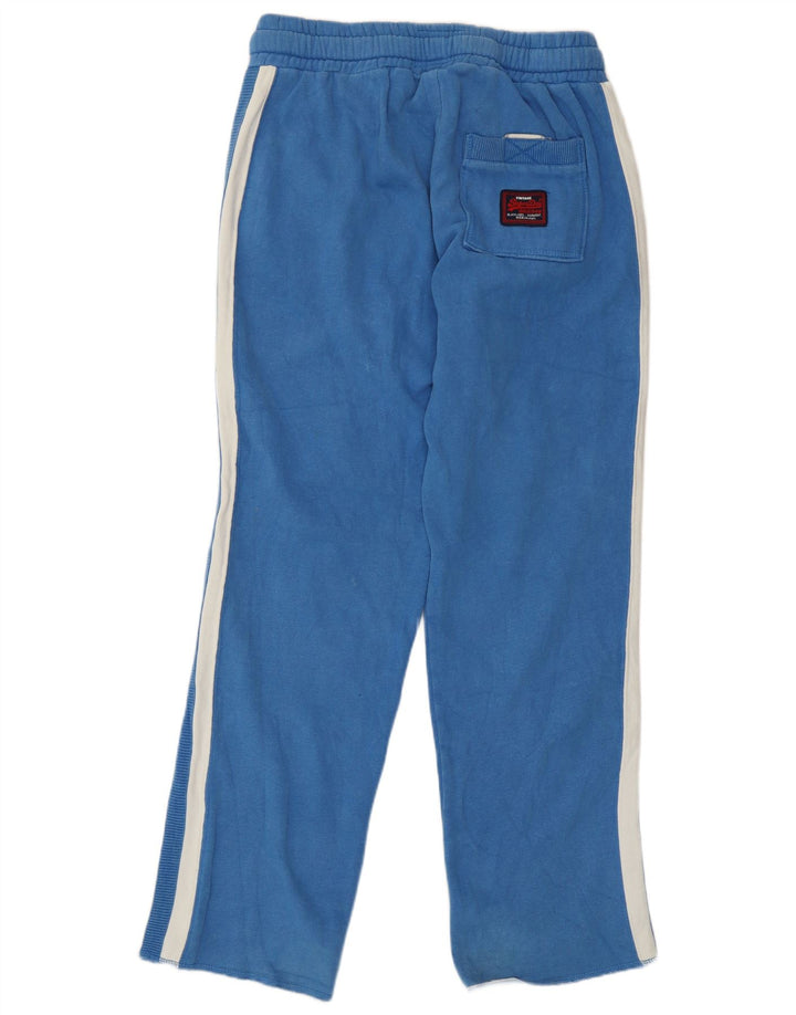 Superdry Træningsdragtsbukser til mænd Medium Blue Colourblock Bomuld