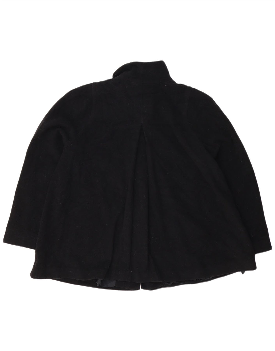 John Lewis Dame Overfrakke UK 18 XL Sort Uld