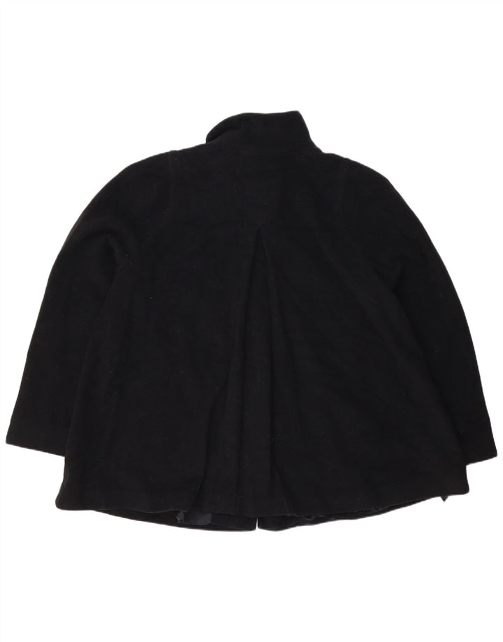 John Lewis Dame Overfrakke UK 18 XL Sort Uld