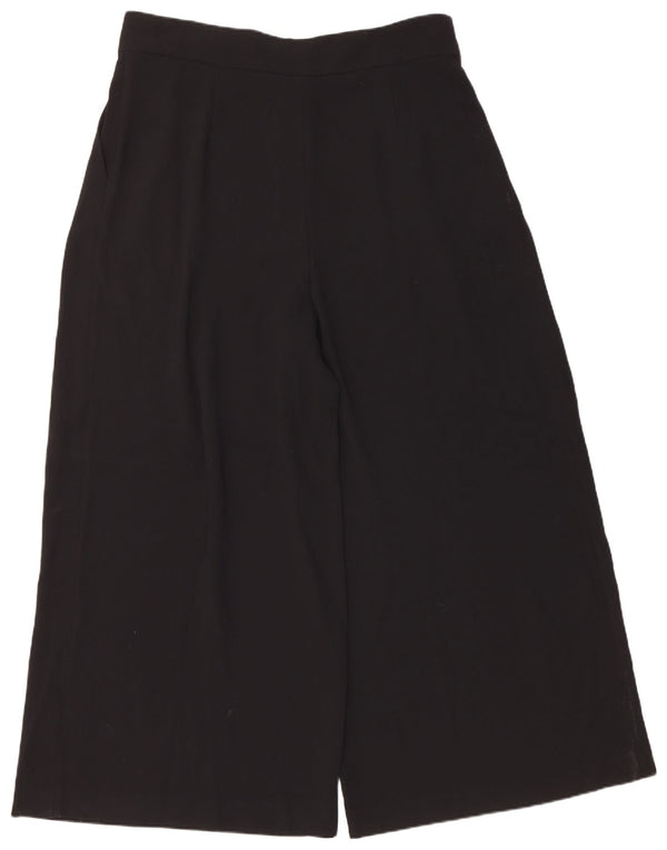 Zara Womens Pegged Cropped Trousers 2XL W34 L28 Sort Polyester