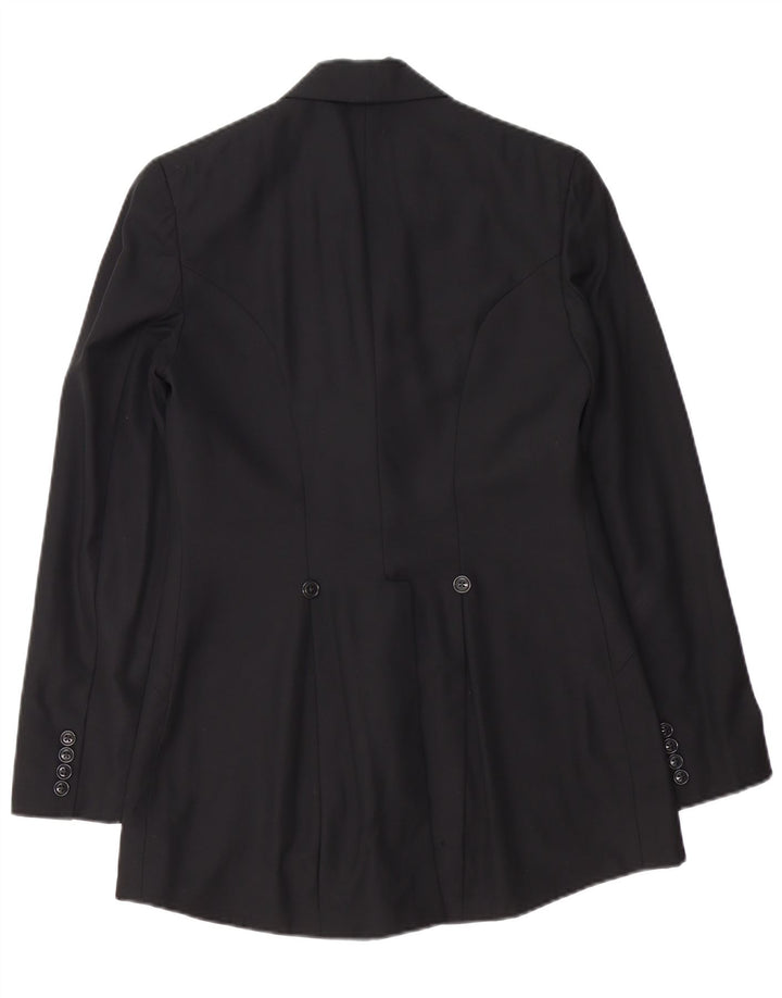 Ralph Lauren Dame 1-knap blazerjakke US 8 Medium Sort Uld