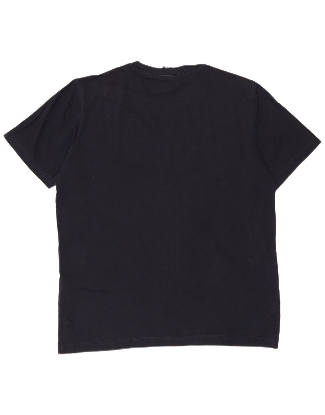 Champion Herre grafisk T-shirt Top Medium Marineblå Bomuld