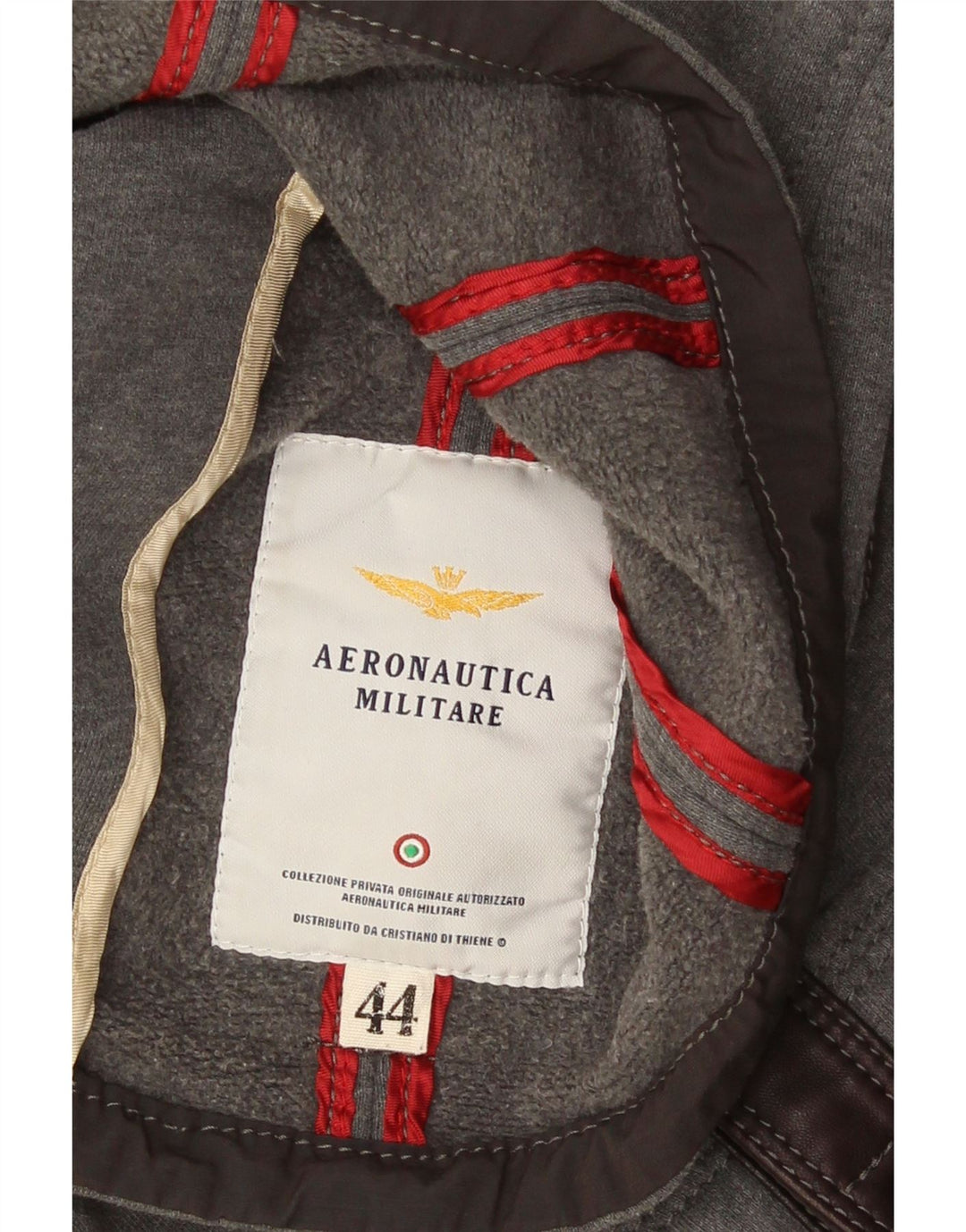 Aeronautica Militare Dame Utility Jacket IT 44 Medium Grey Colourblock