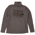 G-Star Herre grafisk rullehals sweater XL grå bomuld
