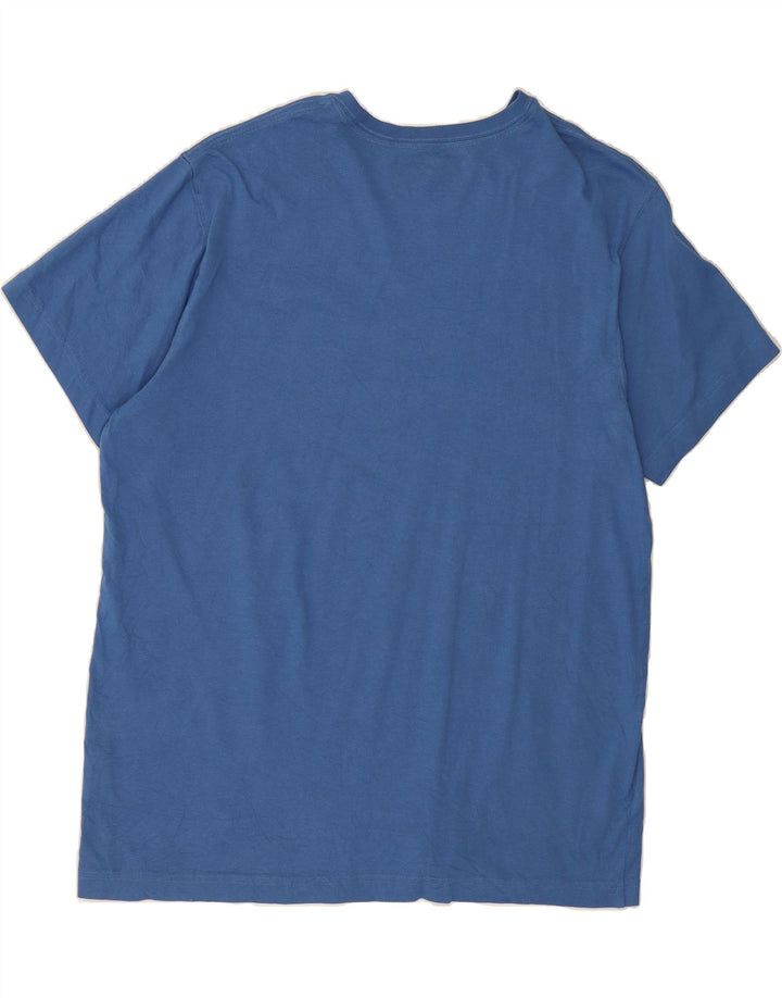 EDDIE BAUER Mens T-Shirt Large Blue Cotton Vintage Eddie Bauer and Second-Hand Eddie Bauer from Messina Hembry 