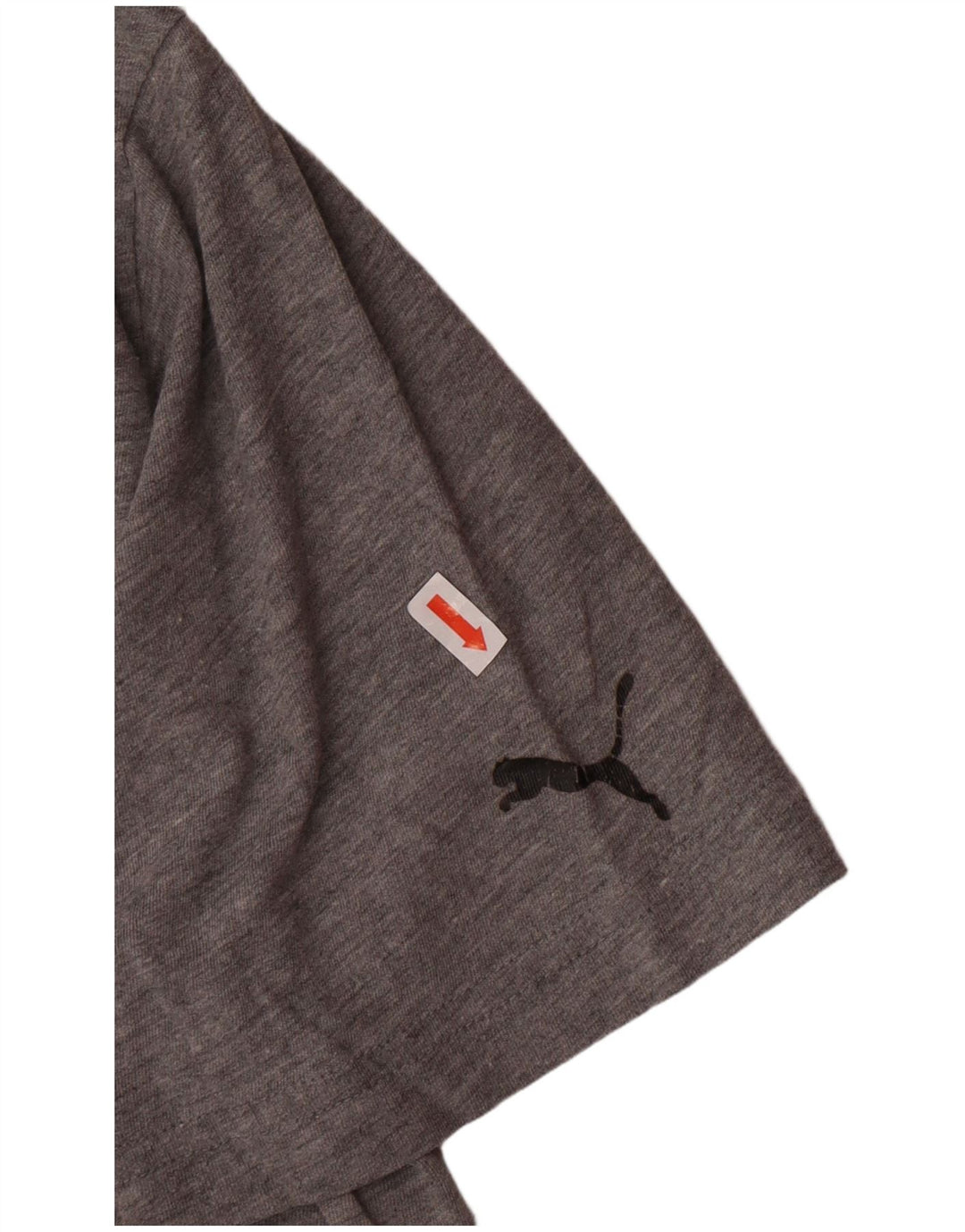 PUMA Herre grafisk T-shirt top mellemgrå bomuld