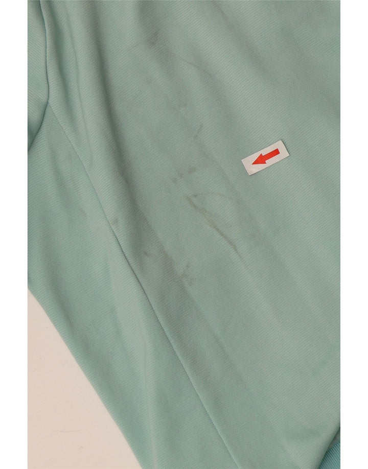 Adidas træningsdragt topjakke til kvinder UK 10 Small Turkis Colourblock Nylon