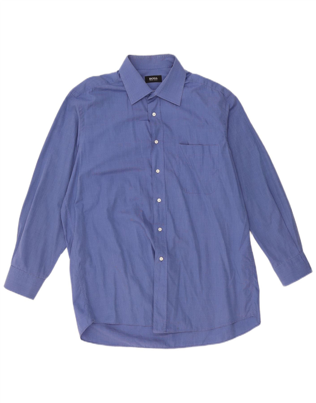 Hugo Boss Herreskjorte Str. 43 17 XL Blå Bomuld