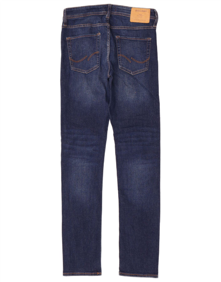 Jack & Jones Herre Slim Jeans W30 L34 Blå Bomuld