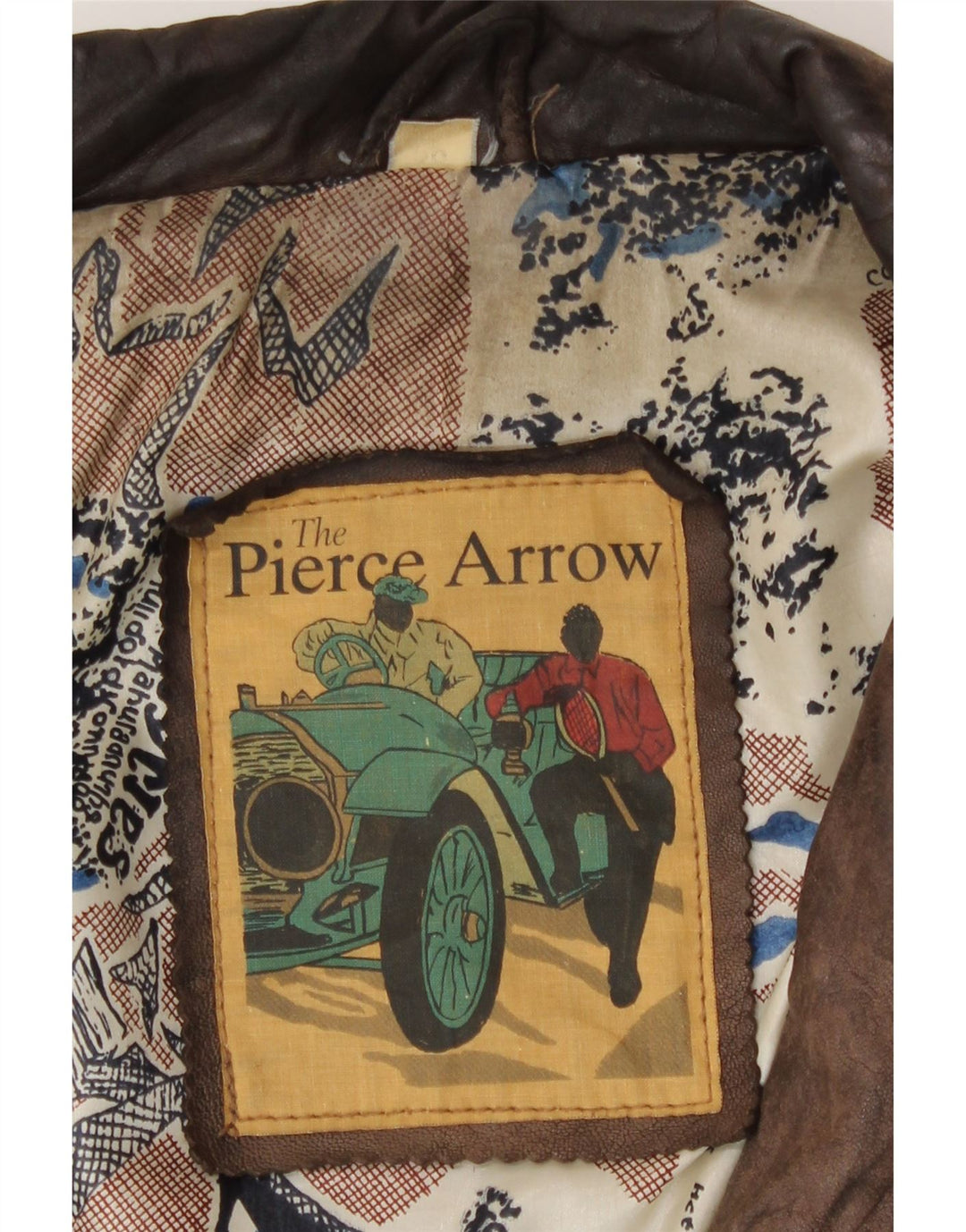 Pierce Arrow Herre Læderjakke IT 56 3XL Brunt Læder