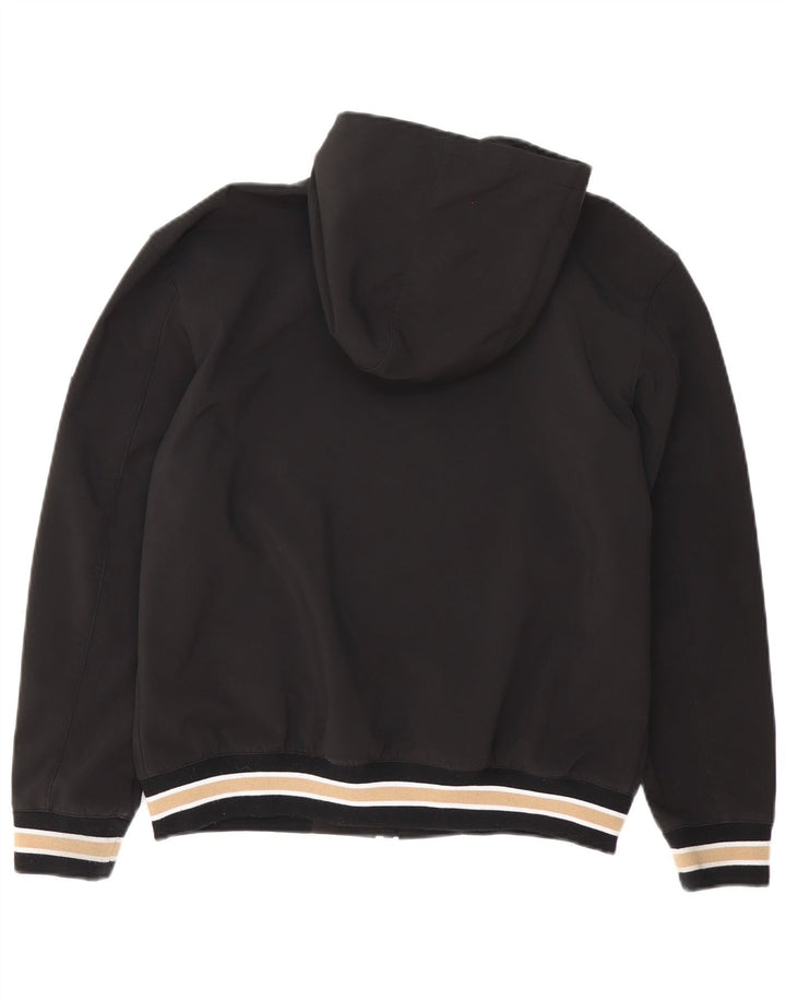Hugo Boss Boys Hooded Bomber Jacket 13-14 år Lille sort stribet