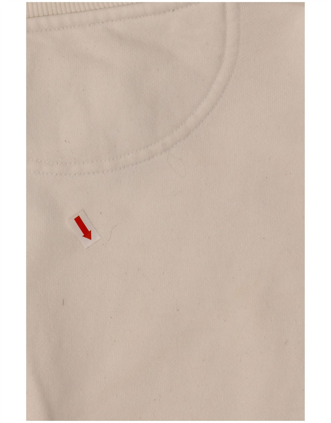 CHAMPION Dame Grafisk Oversized Sweatshirt Jumper UK 16 Large White