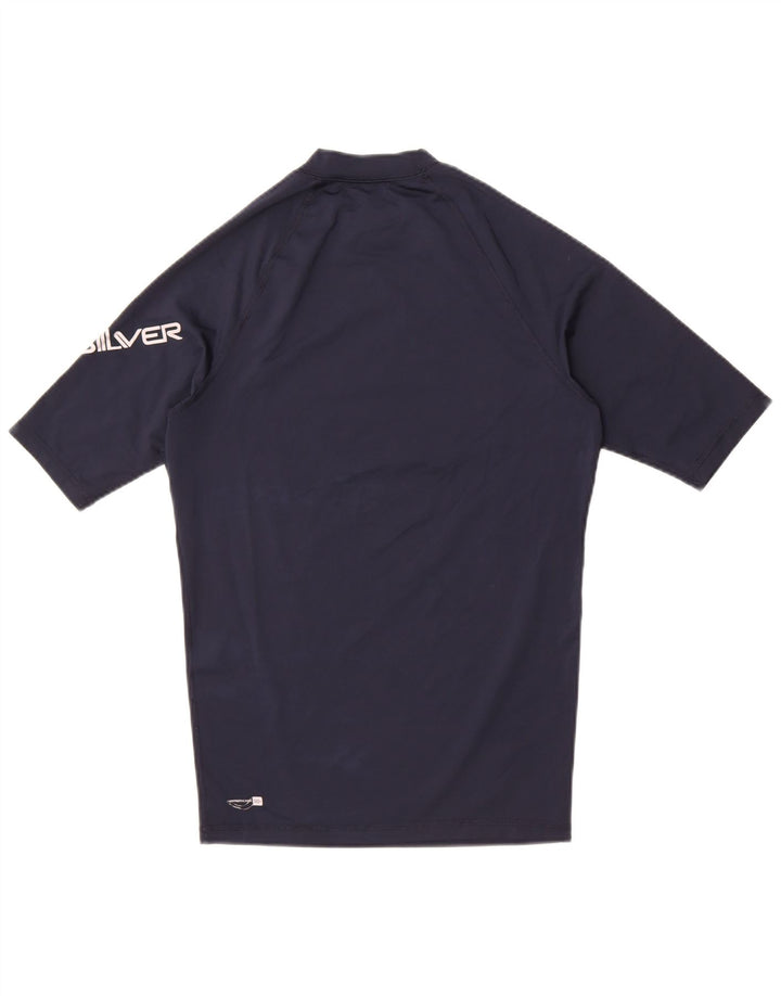 Quiksilver Herre grafisk T-shirt Top Medium Navy Blue