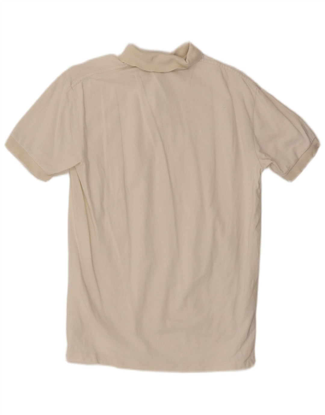 POLO RALPH LAUREN Mens Polo Shirt Medium Off White