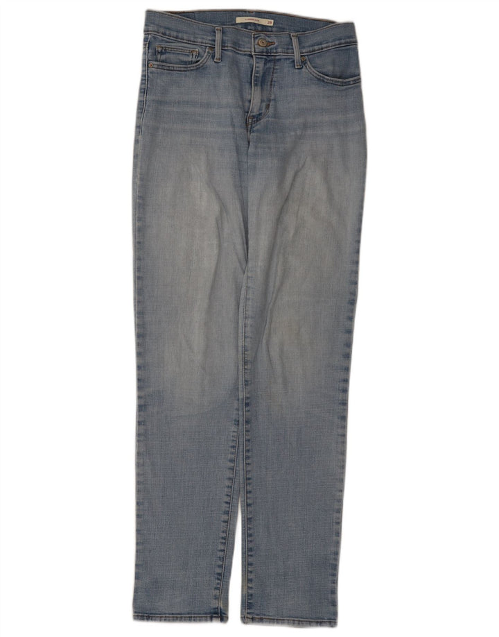 Levi's Kvinder Slankende Slim Jeans W28 L32 Blå Bomuld
