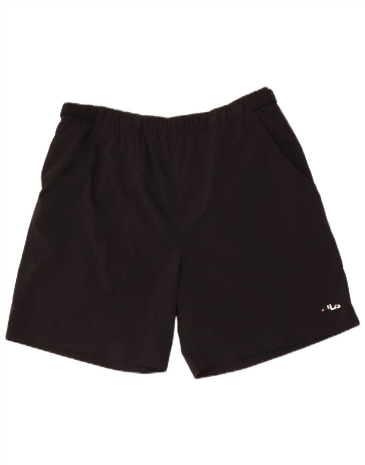 Fila Herre Sportshorts Medium Sort Polyester