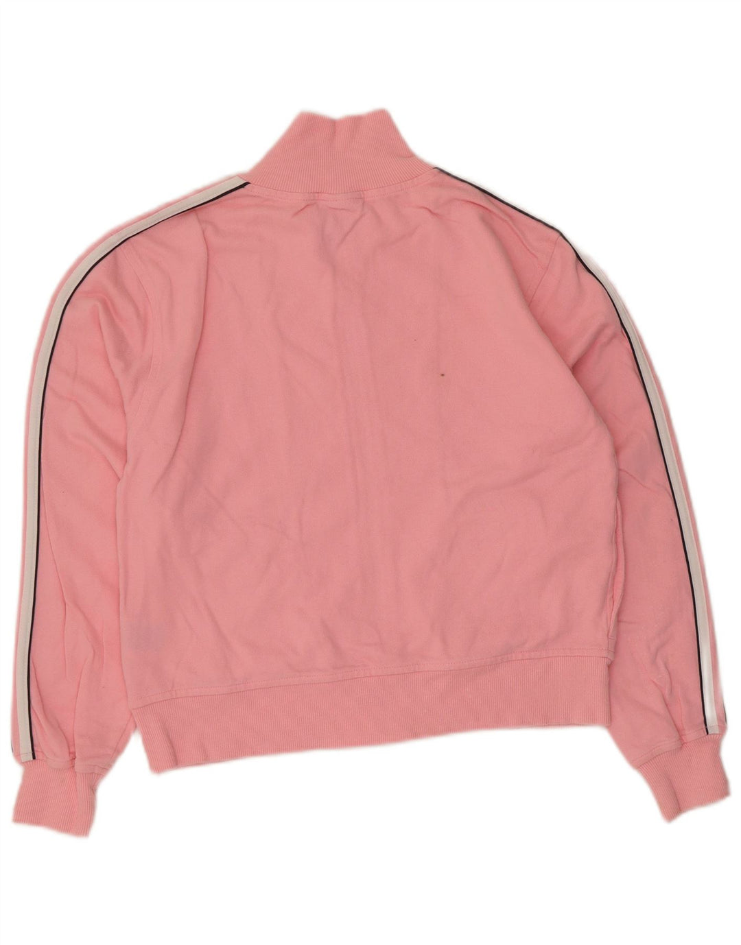 Adidas Womens Crop træningsdragt Topjakke UK 14 Medium Pink Bomuld