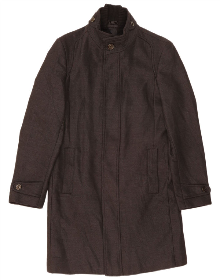 Zara Trench Coat til mænd UK 38 Medium Sort