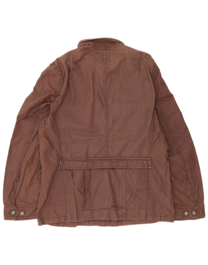 Marlboro Classics Vendbar Utility-jakke til kvinder EU 50 3XL Brun Bomuld