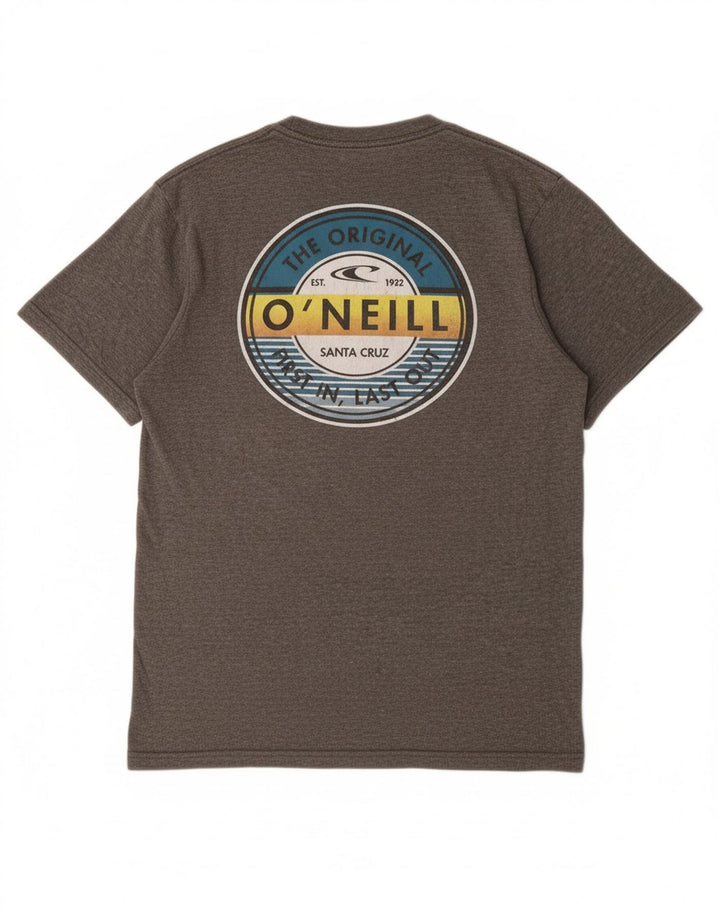 O'NEILL Mens Modern Fit Graphic T-Shirt Top Medium Grey Cotton Vintage O'Neill and Second-Hand O'Neill from Messina Hembry 