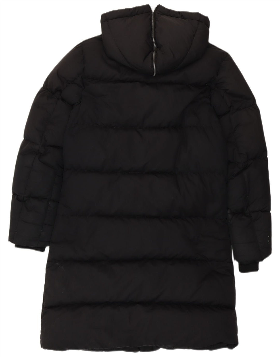 Nike Dame Hooded Longline Polstret Frakke UK 8/10 Small Black