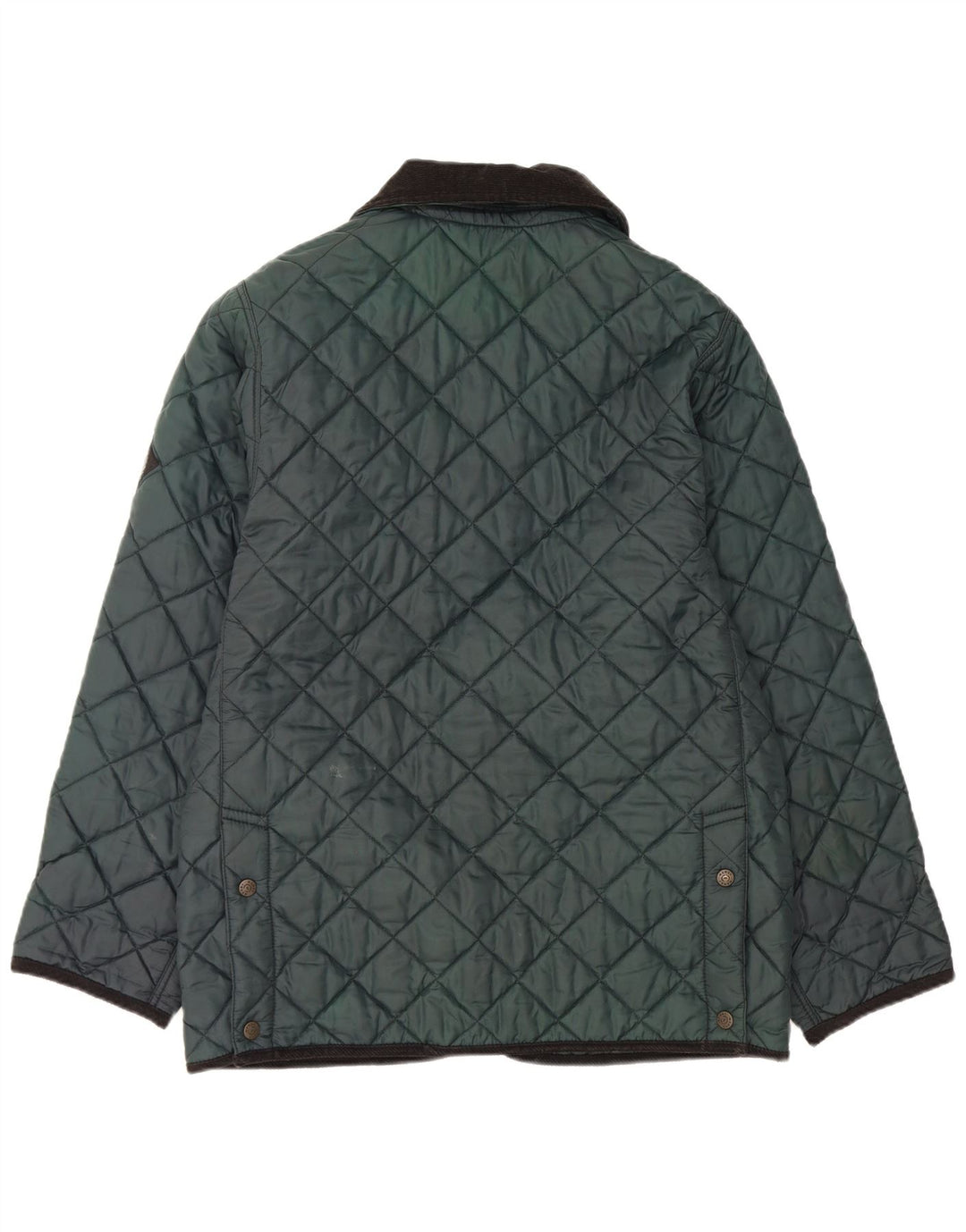 Henri Lloyd Herre quiltet jakke UK 36 Lille grøn nylon