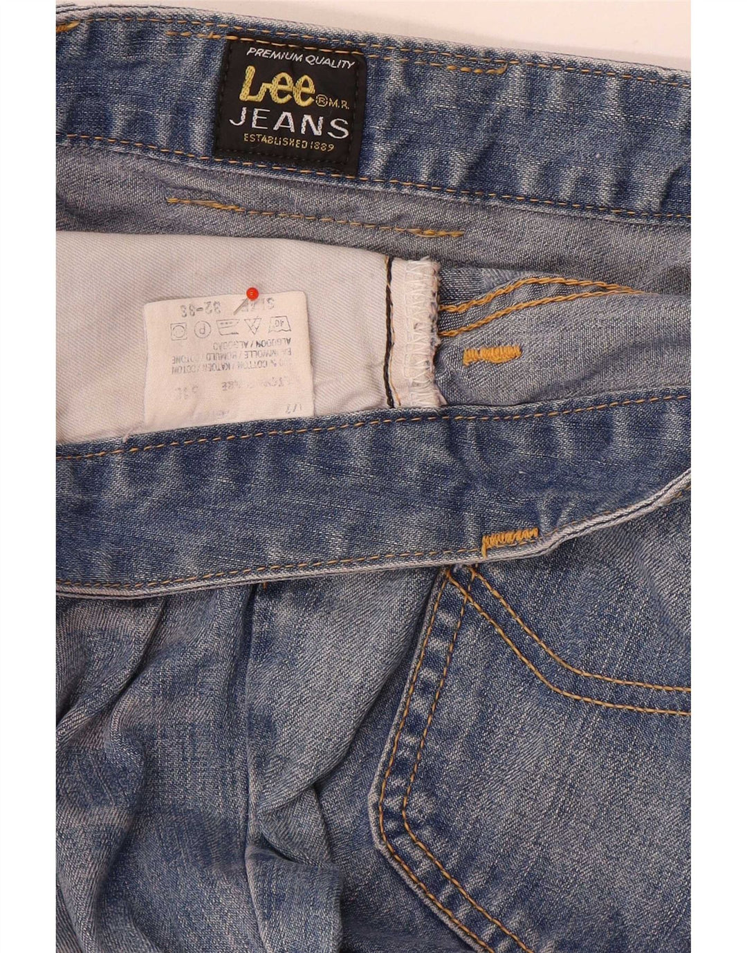 Lee Herre Flared Jeans W32 L33 Blå Bomuld