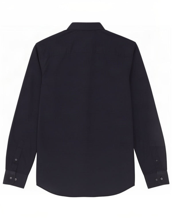 Jack & Jones Herreskjorte str. 42 Large Navy Blue Cotton