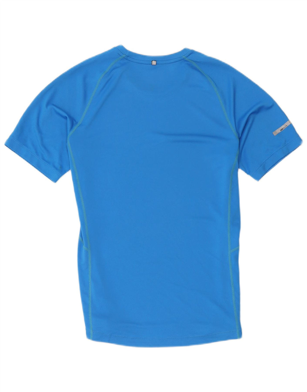 Nike Dri Fit T-shirt top mellemblå polyester til mænd