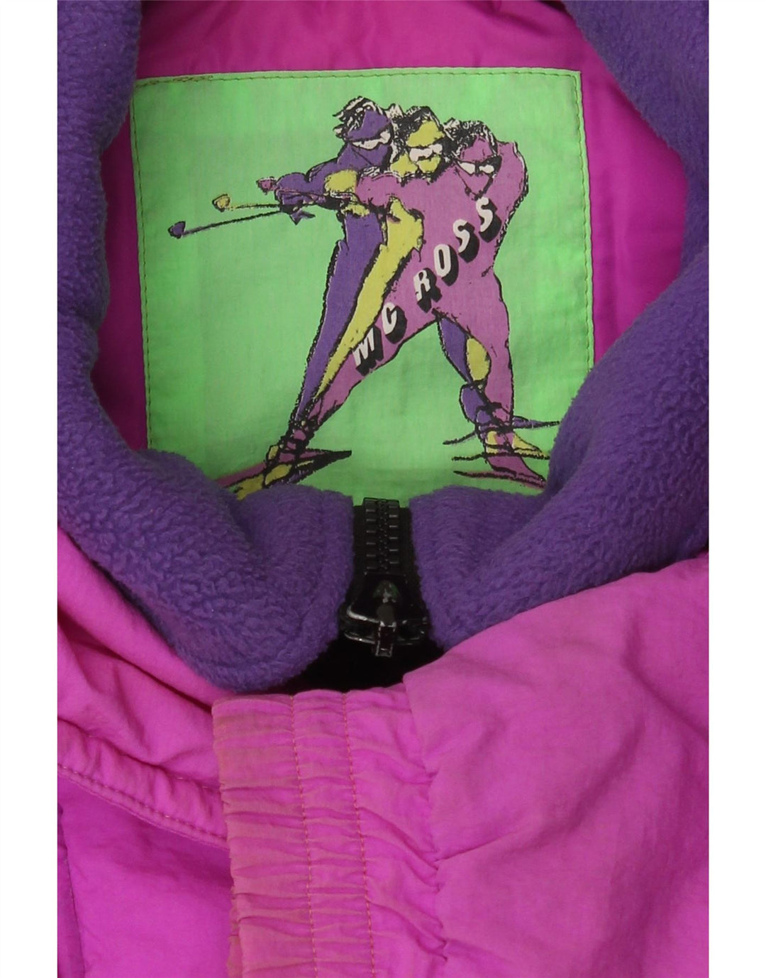 MC Ross Dame Skijakke UK 16 Large Pink Retro