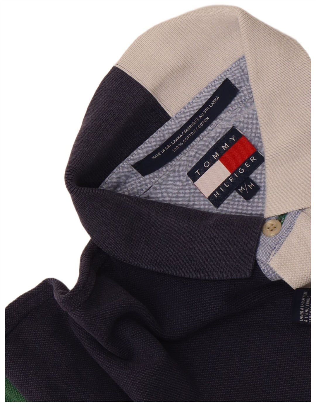 Tommy Hilfiger Herre poloshirt Medium Flerfarvet Colourblock Bomuld