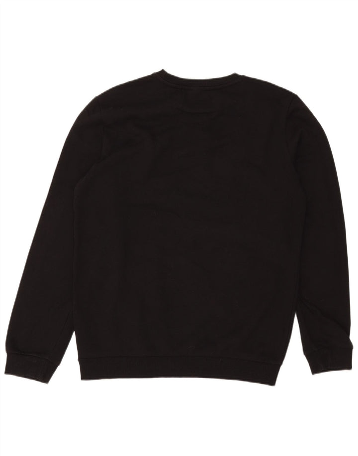 Puma Herre Grafisk Sweatshirt Jumper Lille sort bomuld