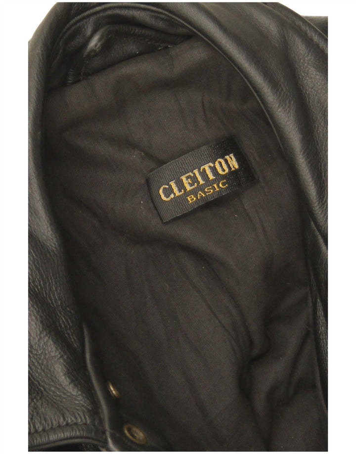 Vintage herre læderjakke UK 42 XL Sort