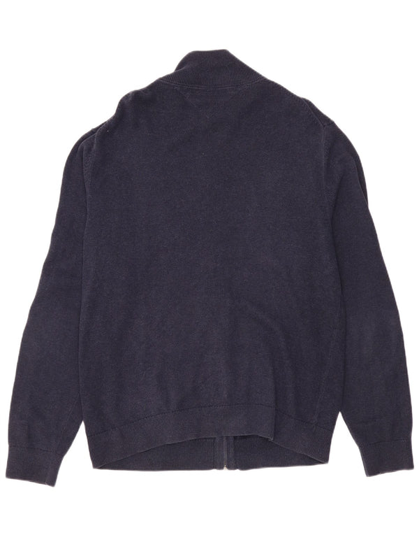 Tommy Hilfiger Herre Cardigan Sweater 2XL Marineblå Bomuld