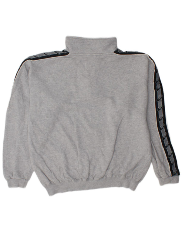 Asics Herre Loose Fit Grafisk Sweatshirt Jumper Medium Grå Colourblock